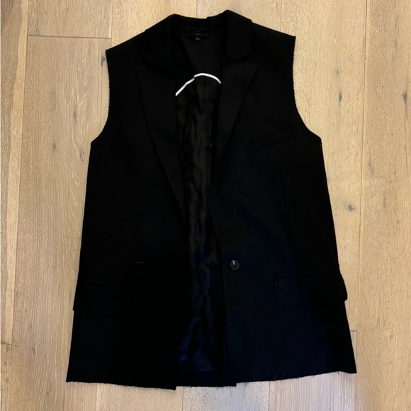 *last day - moving sale* COS Oversized Black Blazer Vest - Picture 2 of 5